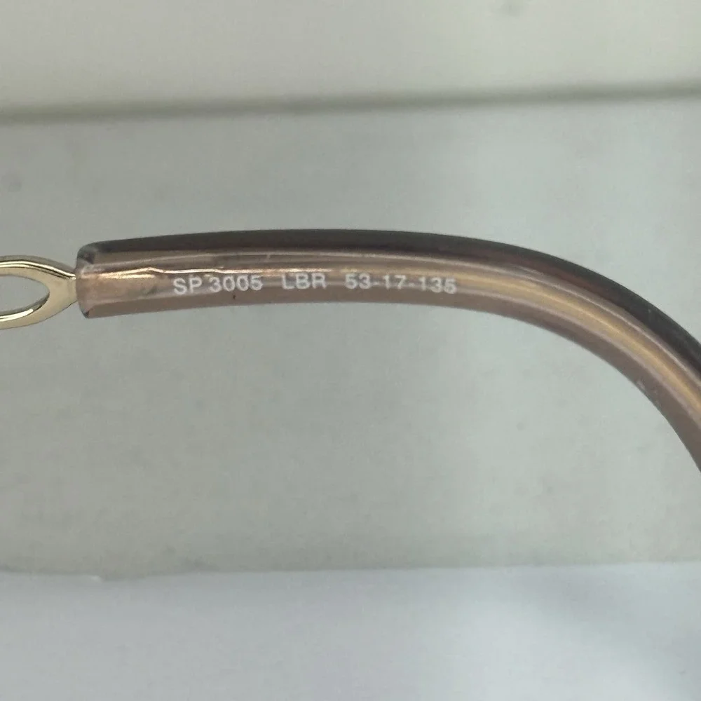 Splendor SP 3005 Eyeglasses LBR 53-17-135‎ Round Full Rim Frames Only
